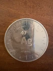 1 Ounce .999 Fine Silver Round Bullion ,Ag 47 Elemental Mint, Serial No. 1078682