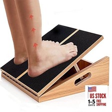 Slant Board for Calf Stretching Wooden Calf Stretcher Incline Board Adjustable