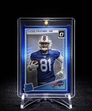 2025 Panini Donruss Optic - Rated Rookie Kaden Prather #291 Blue Prizm /249 (RC)