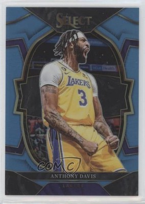 2022-23 Panini Select Concourse Light Blue Prizm 47/299 Anthony Davis #17 16qs
