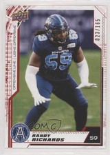 2020 Upper Deck CFL Red 23/165 Randy Richards #128 ex5