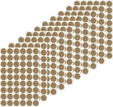 540 Pcs Hole Cover Stickers, Dia. 21Mm/0.8" PVC Screw Cover Caps Self-Adhesive W