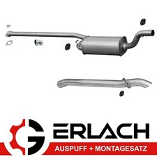 Auspuffanlage für Volvo S40 II 1.6 D / Volvo V50 1.6 D Auspuff 7375