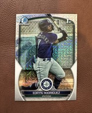 2023 Bowman Chrome Mega Box #BCP-185 Edryn Rodriguez Mojo Refractor 1st RC
