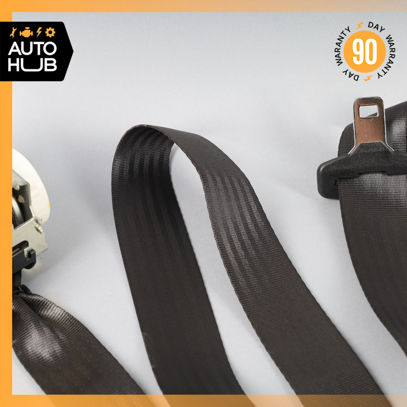 08-19 Maserati GranTurismo M145 Coupe Rear Right Side Seat Belt Black OEM
