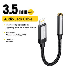 Type C to 3.5Mm Audio Adapter USB C Cable Headphones Adapter 3.5 Jack A