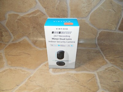 Virtavo Egssentry 24/7 Recording Minor Dual Lens Indoor Security Camera XD1