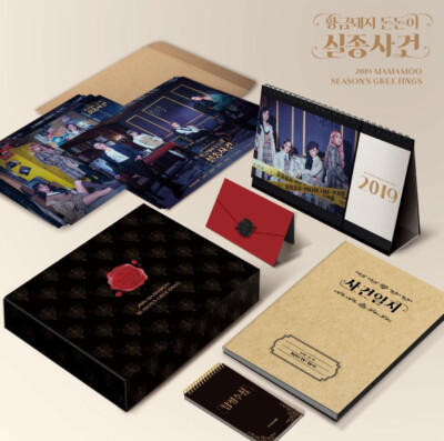 Mamamoo Official 2019 Seasons Greetings Special Box Calendar