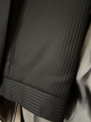 NWT Mens COPPLEY Black Striped TUXEDO SUIT 32W32L 100% WOOL 38672 *READ DESCRIPT - Picture 3 of 12