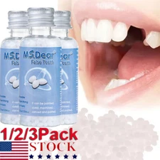 3/2X Tooth Repair Granules Temporary Fitting Beads Reusable Moldable False Teeth