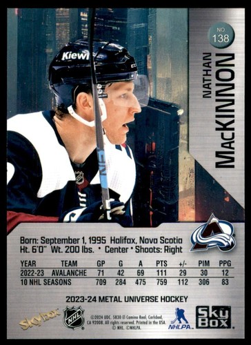 2023-24 UD SKYBOX METAL UNIVERSE HOCKEY BASE CARDS - Stars - Rookies - UPICK - Picture 272 of 396