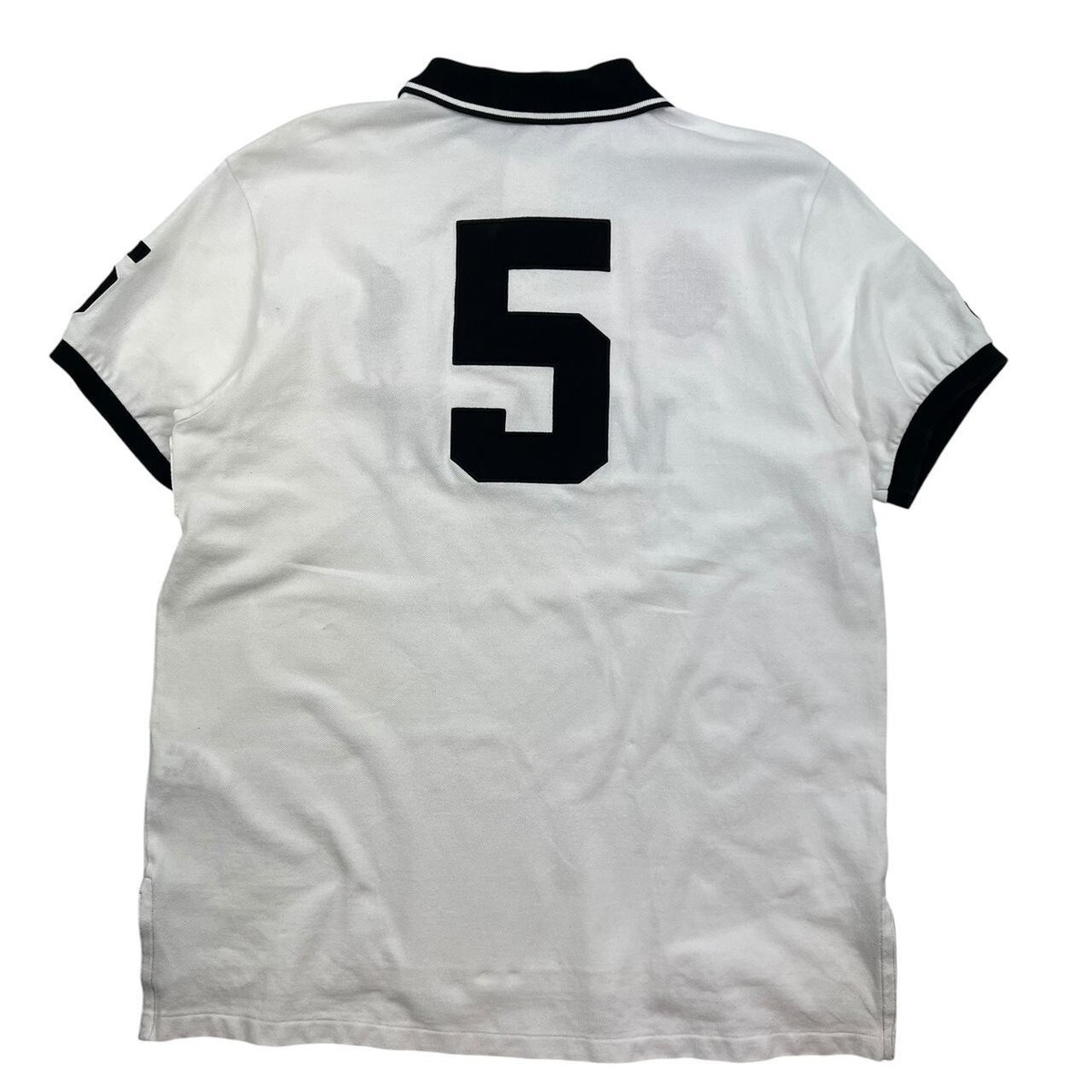 Polo Ralph Lauren MIAMI ポロシャツ ビッグポニー M Ralph Lauren White Miami Big Pony Polo Shirt - Extra Large