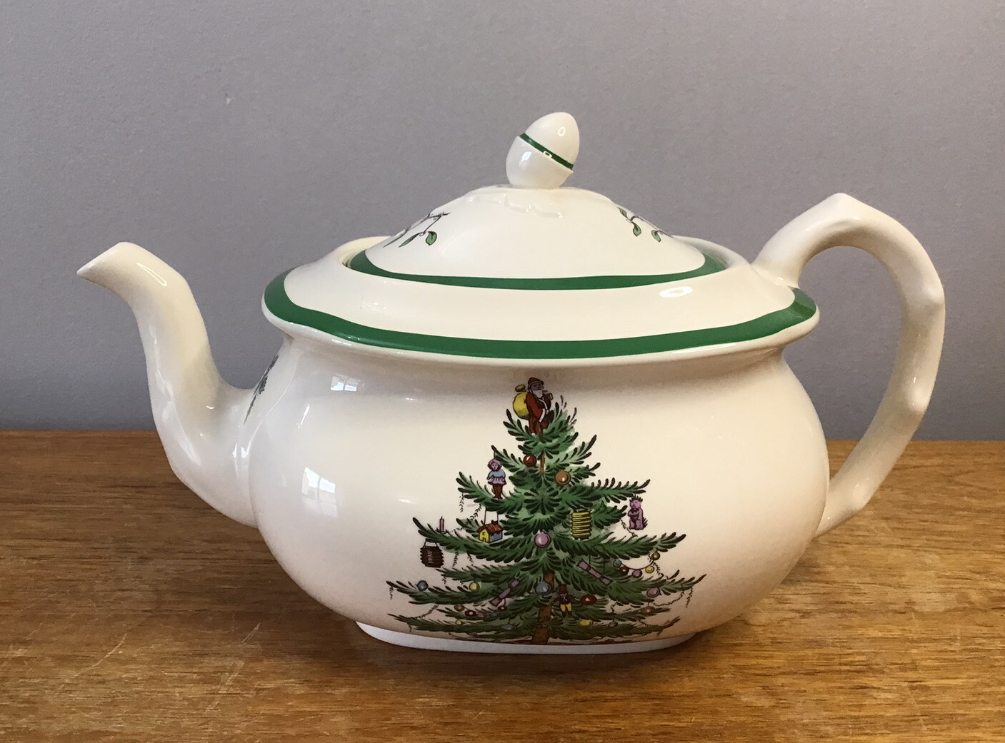 1xSpode Christmas Tree Teapot 2 1/2pt VGC eBay