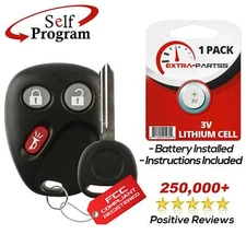 Remote Car Key for 2002-2009 Chevy Trailblazer GMC Envoy Buick Rainier