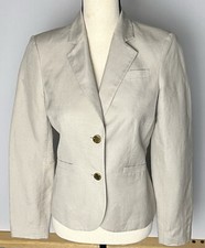 Calvin Klein Women's Notch-Collar Classic Blazer Jacket Professional Minimalist