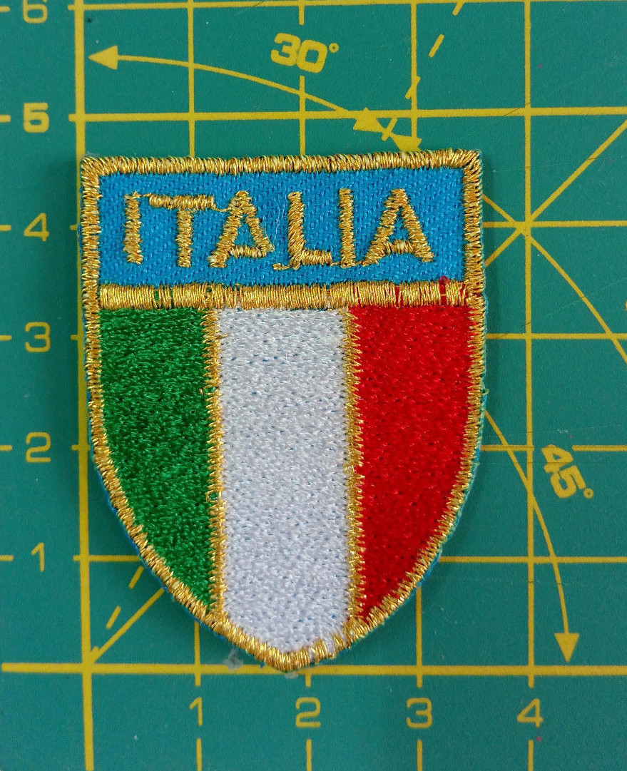 Patch Scudetto Italia Napoli 2022-2023 Pz 2 Ricamate Termoadesive - Foto 4