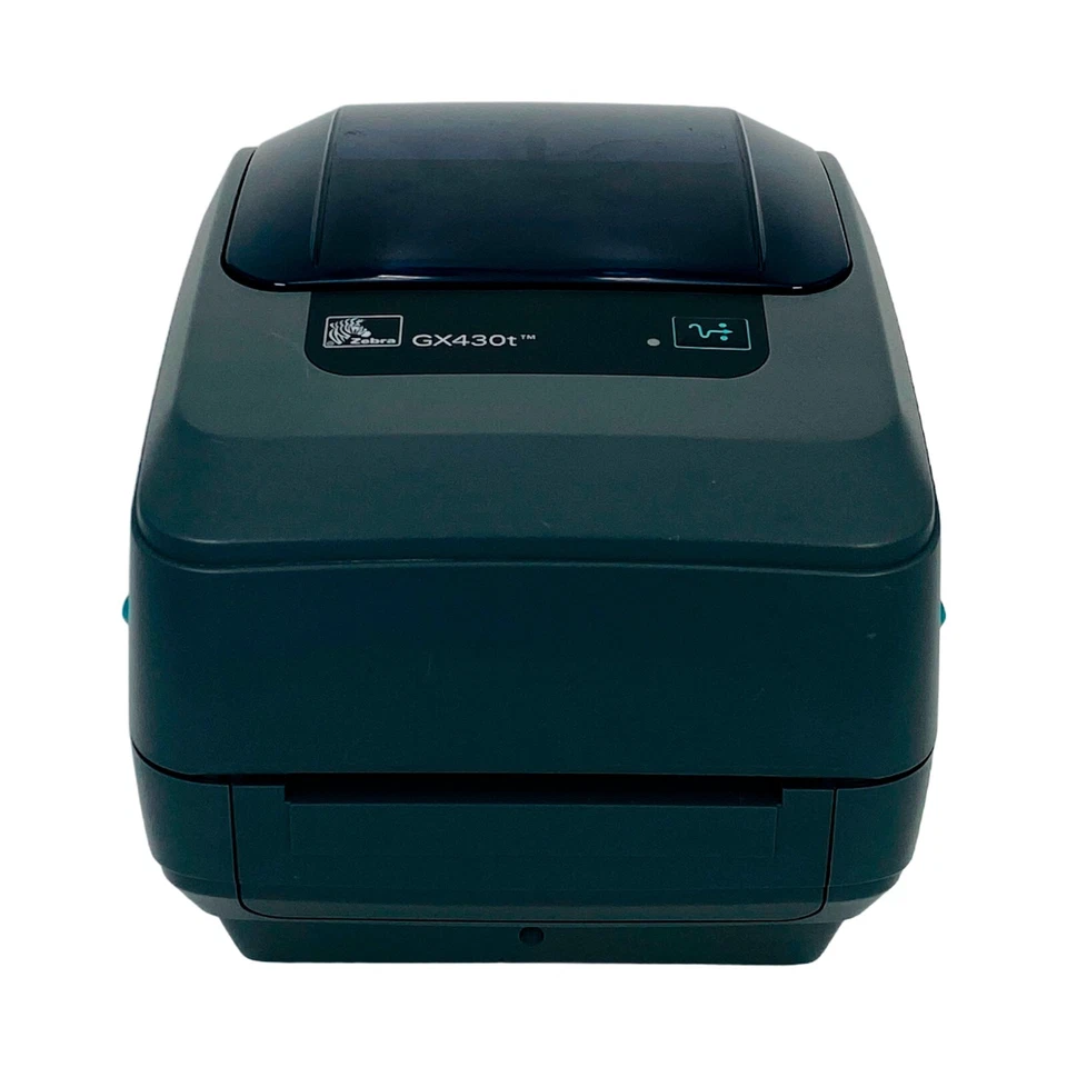TESTED Zebra GX430T Thermal Transfer Label Barcode Printer 300 dpi USB Serial - Image 2 of 4