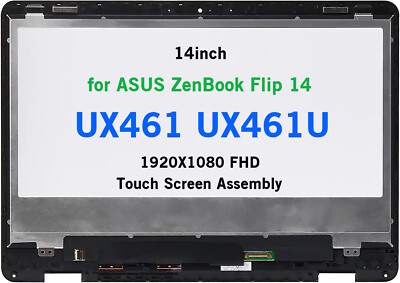 14in FHD LCD Touch Screen Display Assembly for ASUS ZenBook