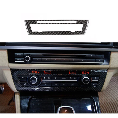 Para BMW F10 Serie 5 Accesorios interiores de fibra de carbono Cubierta completa del kit 2011-2017 - Imagen 7 de 12