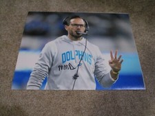 Miami Dolphins Coach MIKE MCDANIEL Signed 8x10 Photo FOOTBALL AUTOGRAPH 1
