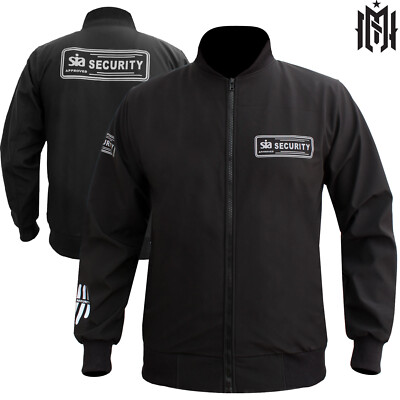 Herren Security Jacke Tactial Bouncer Work Club Bodyguard Jacke Größe M bis XXL