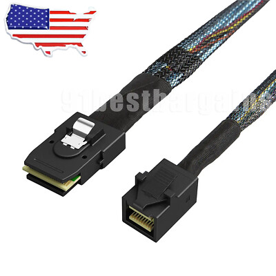 Mini SAS HD Adapter Cable SFF-8643 to SFF-8087 36 Pin Server Motherboard 0.5M 1M