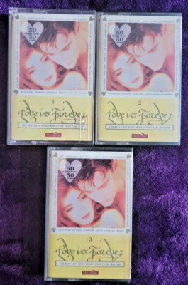 Love Is Forever # 1,2,3 ~ LOT of Pop Ballad Cassette Set 1992 Teledisc Telcd 53