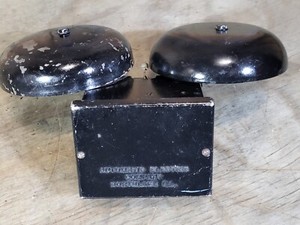 Vtg Industrial Telephone Extension Bell Double Ringer Automatic Electric Company