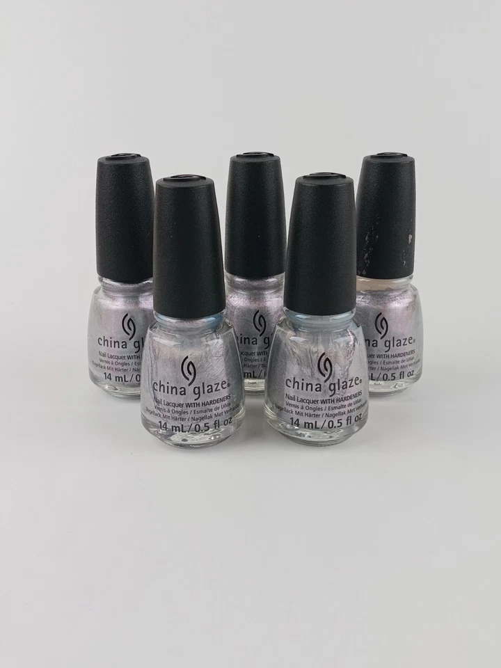 PACK DE 5 ESMALTES DE UÑAS PORCELANA ESMALTADOS CON ENDURECEDORES LOTE MIXTO COLORES EN DESCRIPCIÓN Foto 2 de 4