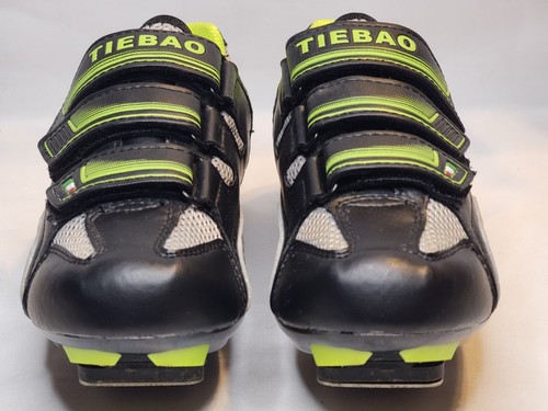 Mens Tiebao Bike Shoes Men's Size 6 Road Cycling Peloton Lock Pedal, Cleated - Picture 2 of 12