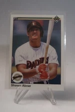 1990 Uppper Deck #301 Shawn Abner Baseball Card