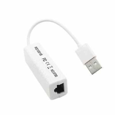New USB 2.0 to RJ45 LAN Ethernet Network Adapter For Apple Mac MacBook Air PC