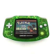 Clear Green 10 Levels brightness Backlit V2 IPS LCD Game Boy Advance GBA Console