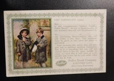 Mint USA Advertising Postcard Fuller Brush Company Brushes Wonder Mop Duster