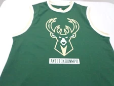 NBA Milwaukee Bucks Jersey Giannis Antetokounmpo #34 Tank Medium FLAWS