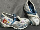 RARE Disney Store Little Mermaid Ariel Shoes Slip On White Light Up Sneakers 5
