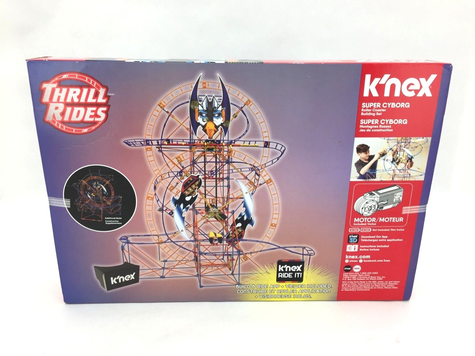 knex super cyborg roller coaster