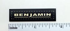 Benjamin Miracord Turntable Dust Cover Badge Custom Aluminum