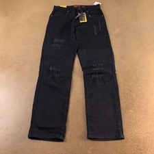 Truth Substance Boys Size 16 Slim Fit Black Stretch Denim Straight Leg Jeans NWT