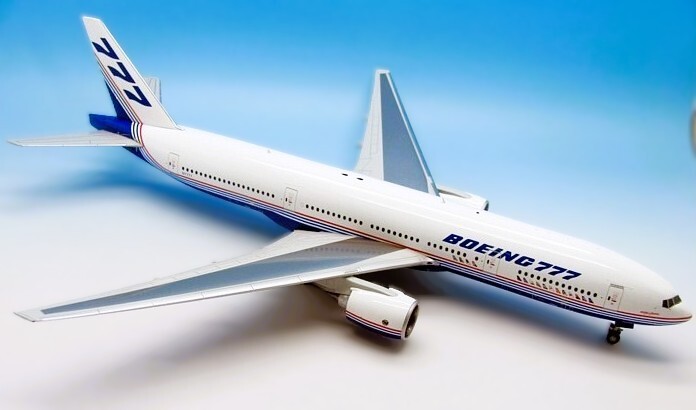 嵐ジェット　BOEING 777-200 scale 1:200 Inflight 200 1:200 Jet Airways VT-JEM Boeing 777-300