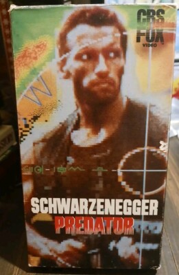 Vintage 1987 PREDATOR Arnold Schwarzenegger VHS Tape 