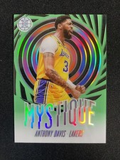 2019-20 NBA Panini Illusions Anthony Davis #2 Mystique Green Acetate
