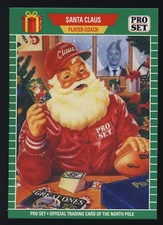 2022 Leaf '89 NFL Pro Set FB Retro Reprint Design 1989-06 Santa Claus Jeff Bezos