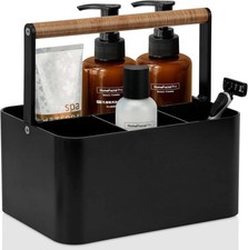 Portable Shower Caddy Dorm: Bathroom Caddy Organizer with Handle and Adjustable