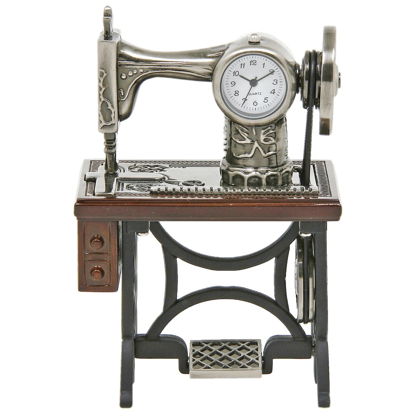 Shudehill Giftware Old Sewing Machine Techno Clock