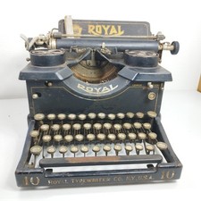 ROYAL 10 Typewriter 1920 Tested Working Biohazard Misery Vintage RARE JAPAN JP thumbnail