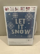 Latch Hook Kit Let It Snow Snowflake New Christmas