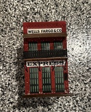 Wells Fargo & Co. Express Bank Building Vintage Piggy Bank 1970's Hong Kong TOY