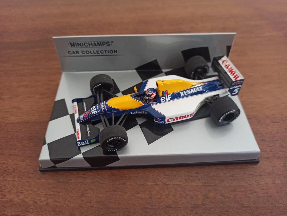 F1 Mansell Williams Renault FW14 1991 Minichamps 1/43 - Immagine 2 di 4