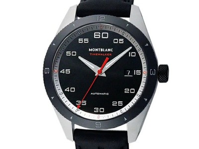 Montblanc Time Walker 116061 Used Watch Black Dial Stainless Steel